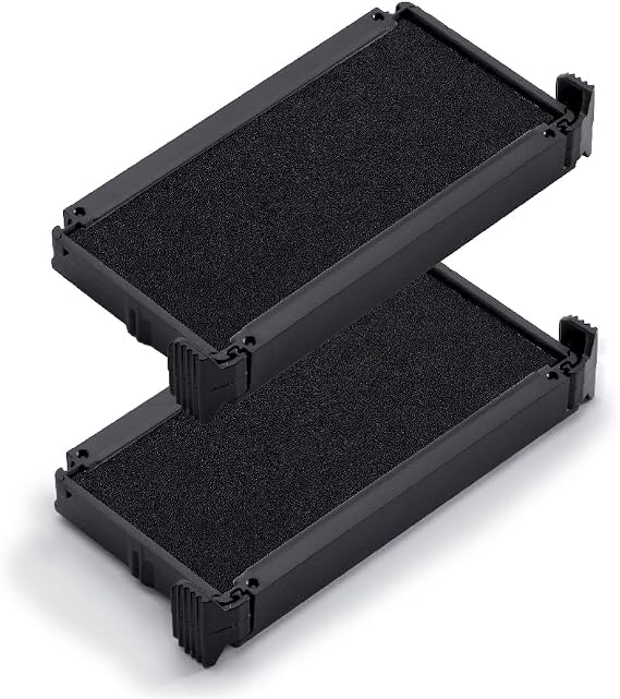 Trodat Replacement Pads, Printy 4912 Stamp, 2 Pack, Black (6/4912BLK)