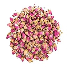 NY Spice Shop Rose Buds & Petals - 4 Ounce Dried Rose Buds and Natural Edible Roses Petals for Tea Bath or Decoration - Fragrant & Rich in Color - Rosa de Castilla - Dried Flowers & Edible Flower Bud