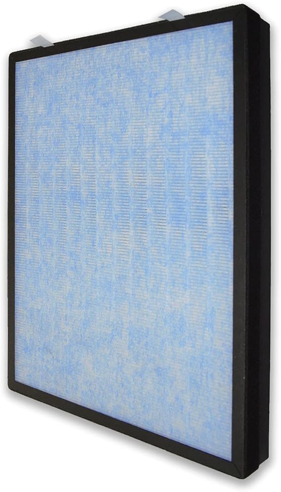 PUREBURG HSP002 Replacement Filter Compatible with Hathaspace HSP002 Smart True 2.0 Air Purifier,1-Pack H13 HEPA Activated Carbon 3-Stage Filtration Air Clean Dust VOCs Odor