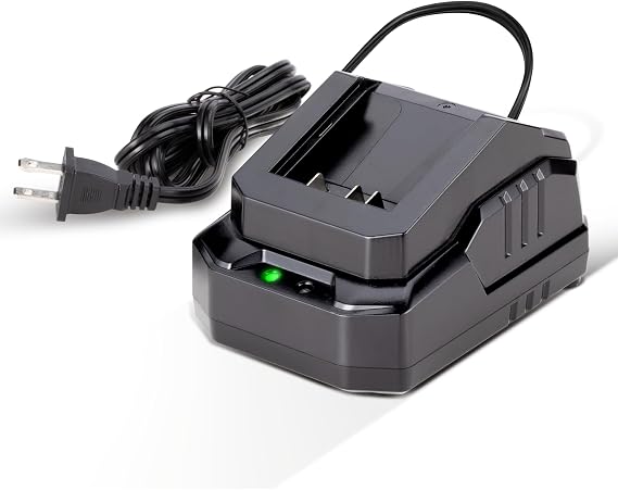 DCA 20V MAX Lithium Ion Battery Charger (FFCL20-02), Compatible with DCA 20V Battery, Compact Design with LED Indicator