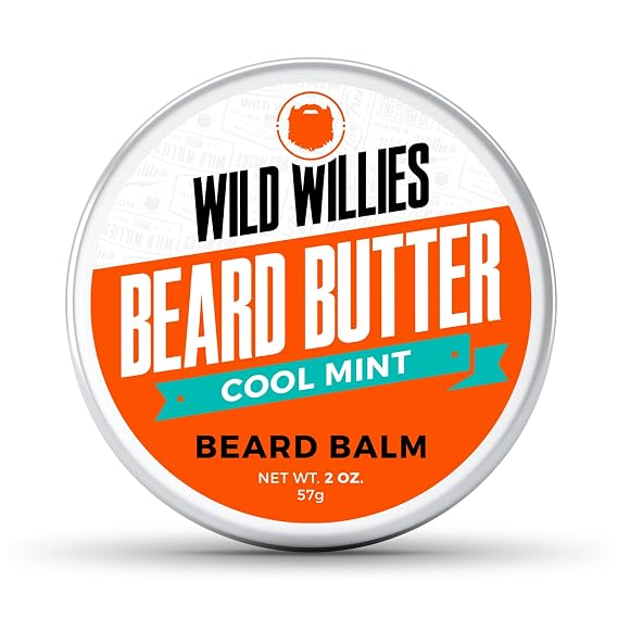 Wild Willies Premium Beard Balm for Men - Leave-In Butter Conditioner
