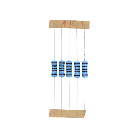 100PCS 1 Watts 1W 1K Ohm 1% Metal Film Resistor