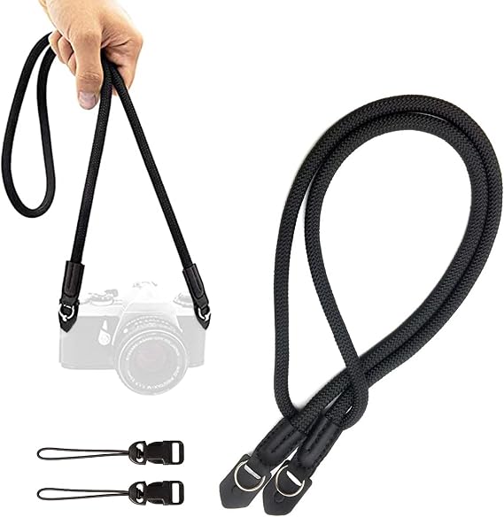 Camera neck strap,100cm Camera Wrist Strap for DSLR Mirrorless Camera,Camera Hand Strap with Safer Connector US234