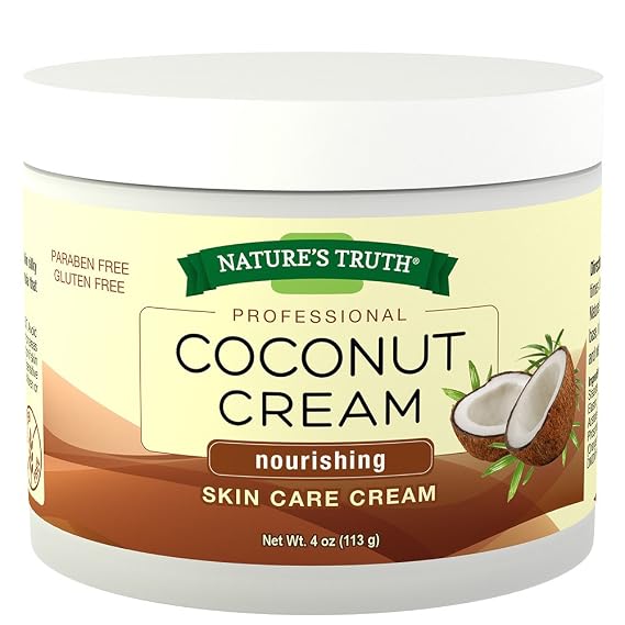 Natures Truth Natures Truth Professional Coconut Cream Nourishing Skin Care Cream, 4 Ounce