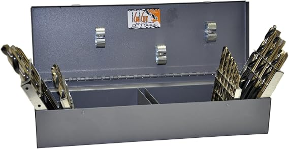 KnKut 36 Piece National Coarse/National Fine Tap and Drill Bit Set