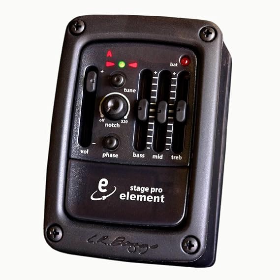 Baggs StagePro Element Acoustic Guitar Under-Saddle Pickup and Side-Mounted Preamp