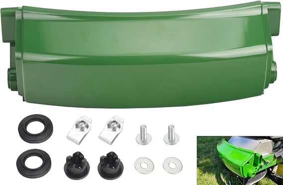Lawn Mower Parts Hood Bumper Hinge Kit AM128998 Compatible with John D-eere LT133 LT150 LT155 LT160 LT166 LT170 - Replaces Old AM117725, Include Hardware M84971 19M7867 and 24H1122