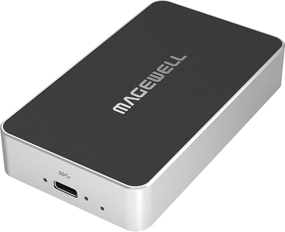 Magewell Pro Convert IP to USB 62300 Network-to-USB Video Decoder (NDI/NDI HX2 / NDI HX3 / RTMP/SRT/RTSP) Output as UVC Webcam at 1080p60, Plug-and-Play