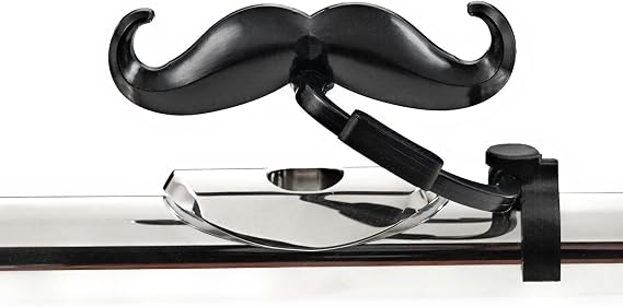 Flute-stache - The Original Clip-on mustache for Flute by Brasstache