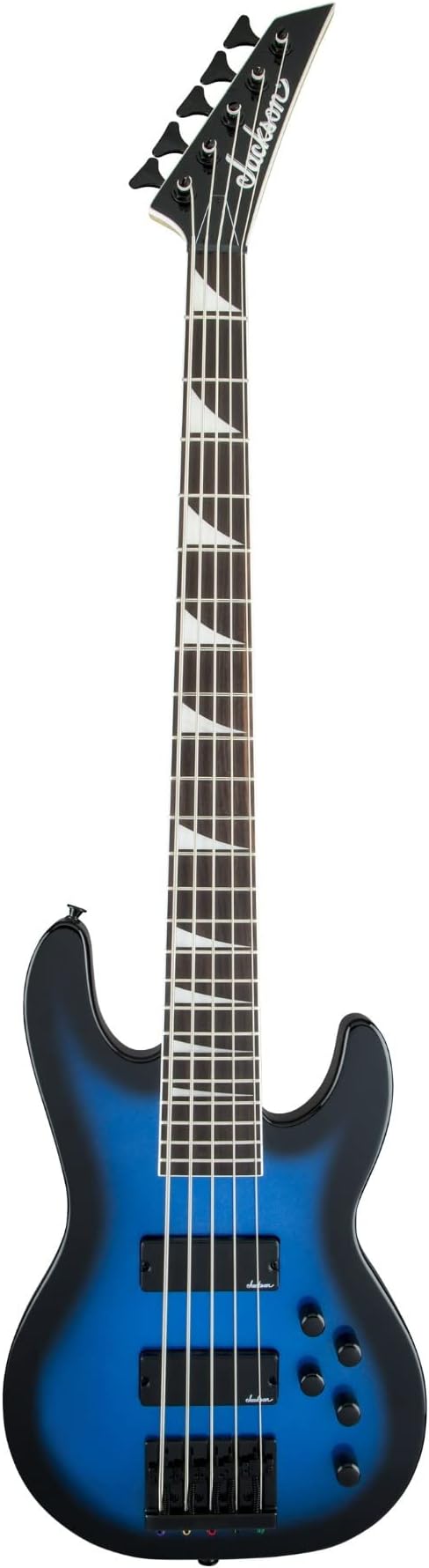 Jackson JS Series 5-String Concert Bass JS3V, Metallic Blue Burst, Amaranth Fingerboard