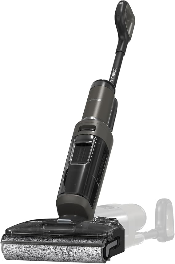 Tineco Floor ONE i6 Stretch Wet Dry Vacuum Cleaner, Vacuum & Mop All in One, 20kpa Powerful Suction, Up to 40 Minutes Runtime, 180 Lay-Flat, Anti-Tangle Design, Full-Path Self-Cleaning&185F Flashdry