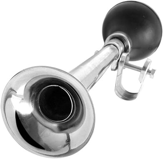 Bicycle Squeeze Horn, Retro Style Bike Bell With Loud Honk Sound, Classic Retro Design Chrome Finish, Easy Mounting For Kids & Adults, Durable Materials,Versatile Use