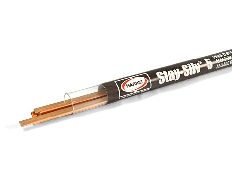 Brazing Rod, 1/8x20, 1190-1500 F, PK7