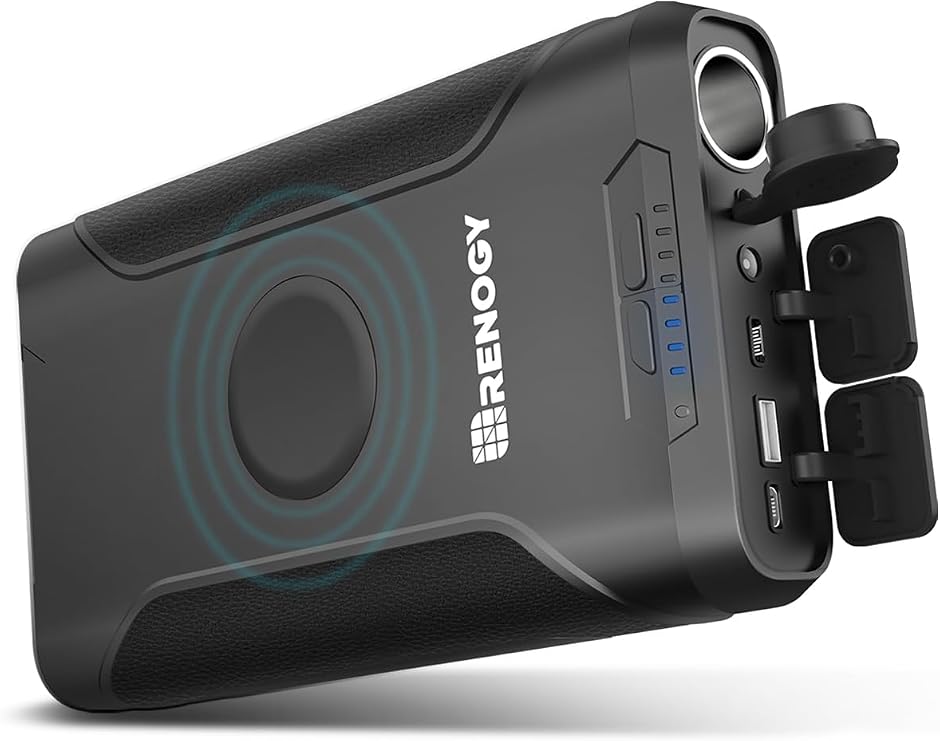 Renogy 72000mAh 266Wh 12v Power Bank with 60W PD, CPAP Battery for Camping, High Capacity Large Camping Power Bank with USB-C DC Wireless Charging & Flashlight, Backup Power Supply for Starlink Mini