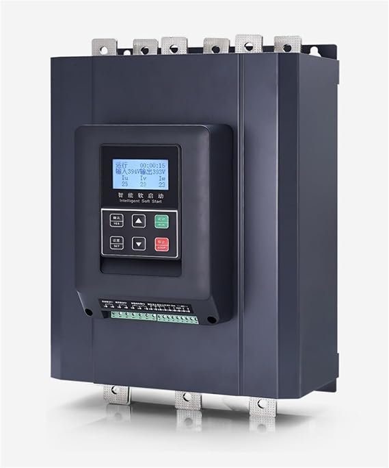 HEXEH Motor Soft Starter AC Motor Controller Soft Starter 18.5KW-200KW External Motor Smooth Start Programmable Brake Stop Soft Starter AC Motor Controller of Power Automation (Color : 132KW)