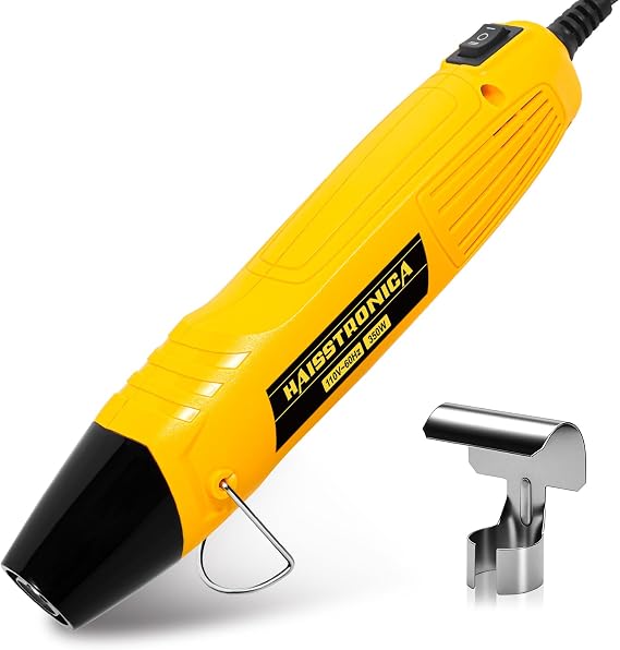 haisstronica Dual Temperature Mini Heat Gun, 350W, 482F/752F, 110V Corded