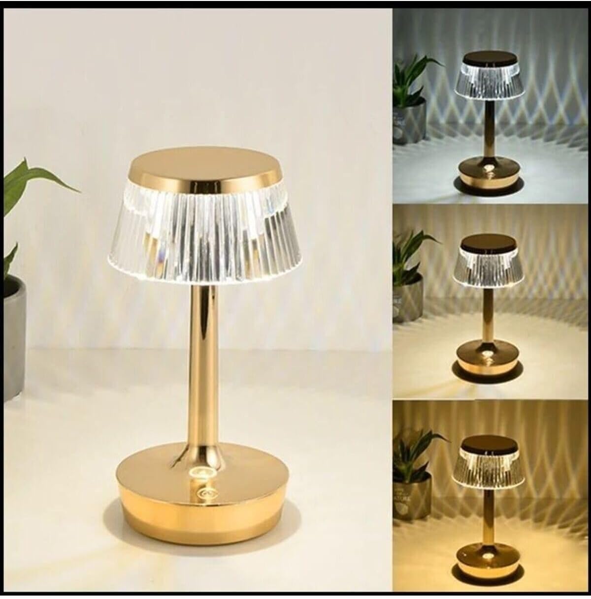 Rio Rechargeable Desk Lamp Ct-8434 3 Colors with One Key