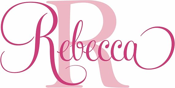 Name Wall Decal Sticker Custom Name Wall Decal Girls Room Boys Room - Personalized Name Wall Decal Nursery Decal - Baby Monogram Vinyl Wall Art
