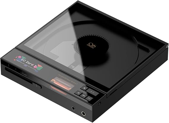 SHANLING EC Zero T Portable HiFi CD Player,The First R2R DAC+Dual JAN6418 Tubes CD Player,768kHz/32bit,DSD512,Support HD Bluetooth,3.5/4.4mm/Coaxial/LINE Output,Supports CD Ripping,5500mAh Battery