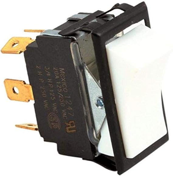 Intermetro RPC13-128 White Selector Switch