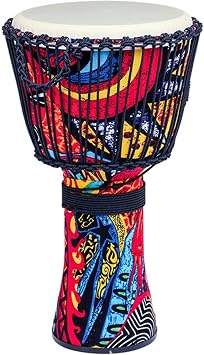 8/10/12 Inch Adjustable Sound African Drum Goatskin Drumhead, Djembe Drum Beginner, Darbuka Drum for Party(12 inches+Rope)