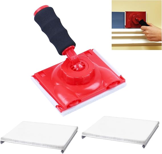360 Rotation Handle Paint Edger Trimmer with 2pcs Replace Pads