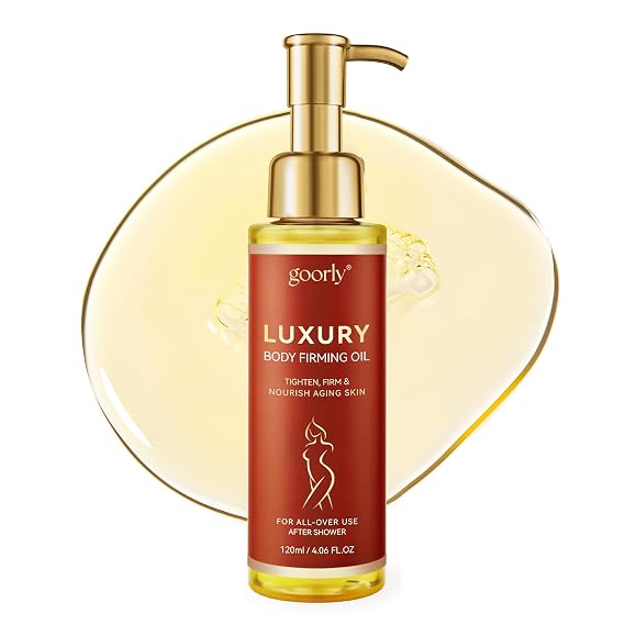 Body Firming Oil, Luxury Skin Oil For Arms Natural Plant Oils, For Arms, Legs, Stomach&Body, Lightweight Non-Greasy Firms All Over Skin, Deeply Moisturizes, After Shower Body Oil for Women, 4.06 fl oz