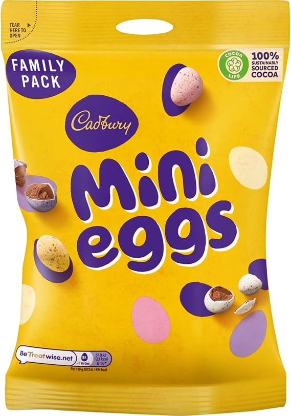 Cadbury Milk Chocolate Mini Eggs Bag, Perfect for Easter, 270 g (Pack of 1)