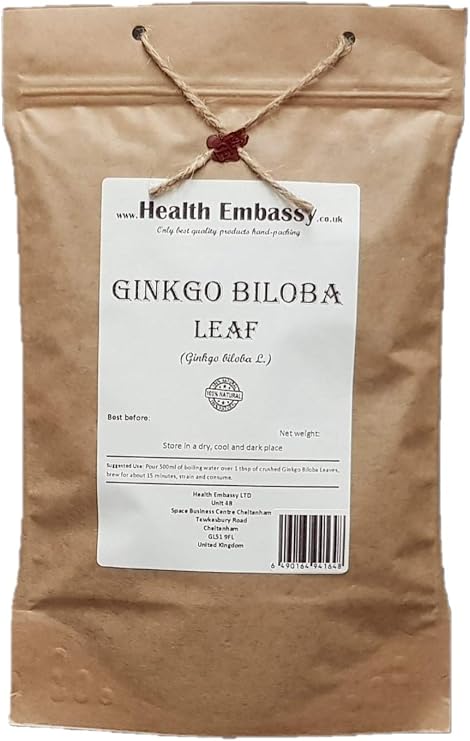 Health Embassy Ginkgo Biloba Leaf (Ginkgo biloba L) (100g)