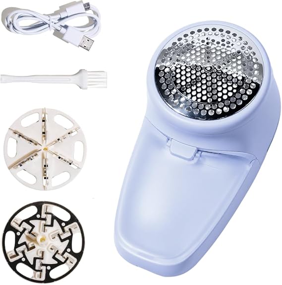 Nori Trim Fabric Shaver - Lint Remover for Clothes & Furniture - Blue