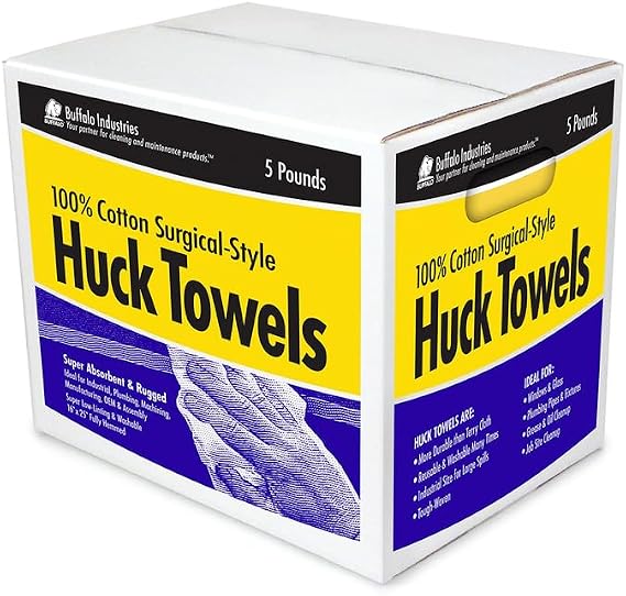 5 Lbs Buffalo 10211 Buffalo 16 x 23 Huck Towels