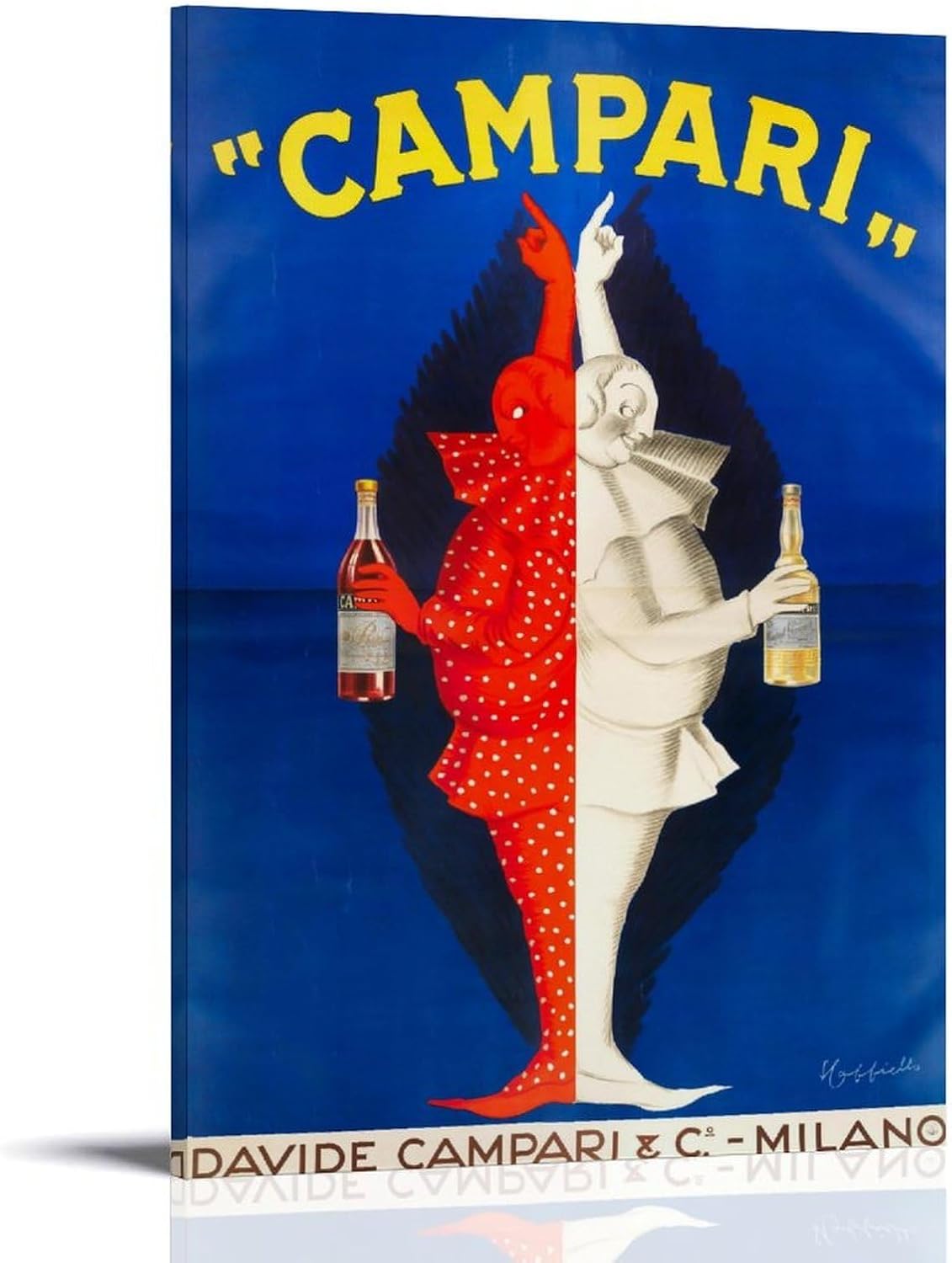 HAvern Leonetto Cappiello Prints Wall Art Paintings Campari Poster Wall Art Picture Painting Canvas Prints Artworks Bedroom Living Room Decor 12x18inch30x45cm