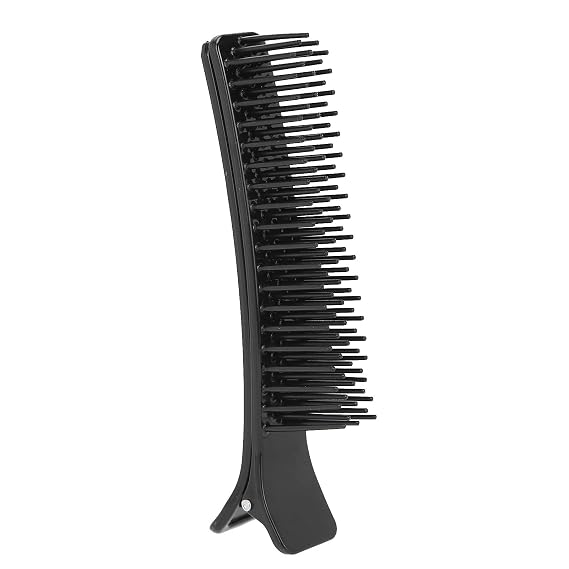 FILFEEL 1PC Premium Anti-Slip Hair Sectioning Clips Long Hair Clips for Salon and Home Use - Lightweight, Durable, and Hair Styling Accessories in Black