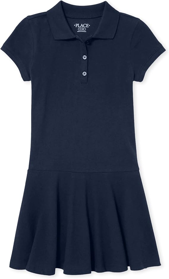 The Children's Place Girls' Pique Polo Dress