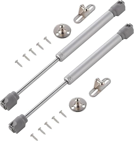 HOWDIA 100N /22lb Gas Struts for Heavy Lid, Soft Open Gas Strut Gas Spring Gas Shocks Lift Supports, Safety Lift Support Lid Hinge for Cabinets Toy Box, Pack of 2