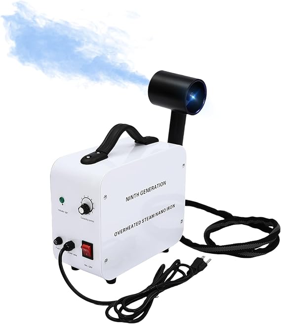 Nano Hair Steamer, Multifunctional Nano Steam Gun, Professional Steamer Gun for Hair, Hair Salon Steamer Spray Gun, Hair Salon Hair Face Care Spray Moisturizing Humidifier Styling Tool