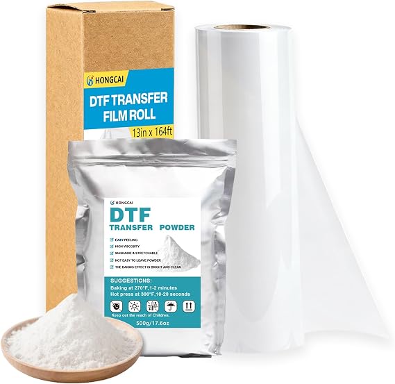 DTF Transfer film Roll +DTF powder 500g