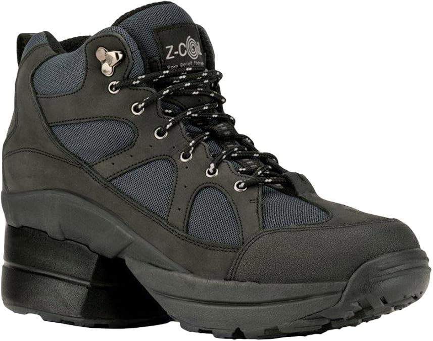 Z-CoiL Men's Outback Pain-Relief Footwear, Black, Enclosed Coil