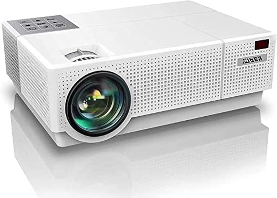 5G WiFi Bluetooth Projector, YABER Native 1080P Outdoor Movie Projector with 350" Display,Home Theater Video Projector Support 4K ,4P/4D Keystone, Zoom, for Android/iOS/Phone/HDMI/PS5
