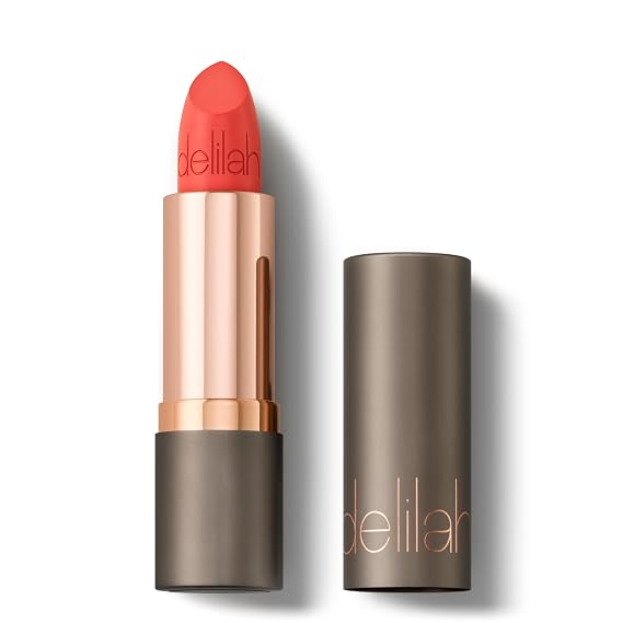 delilah - Colour Intense Cream Lipstick - Tango - Rich Pigmented - Long Lasting, Hydrating, Velvety Creamy Lipstick For Women - Silky Matte Finish - Infused with Vitamin E - Vegan - 3.7g / 0.13 Oz