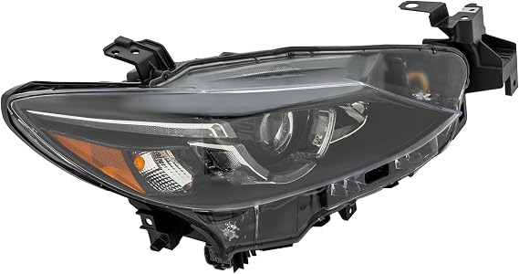 For 2016 2017 Mazda 6 LED+Halogen Front Headlight Assembly w/AFS, Right Passenger Side Headlight Headlamp RH, GRF551031A