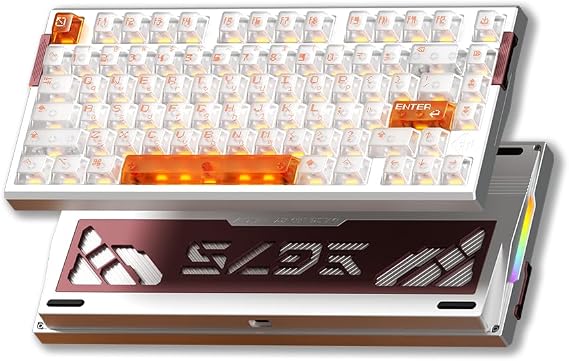 EG75 Rapid Trigger Gaming Keyboard 75% AP/RP 0.001mm Polling Rate 8,000Hz Anode Silver PC Keycap Version