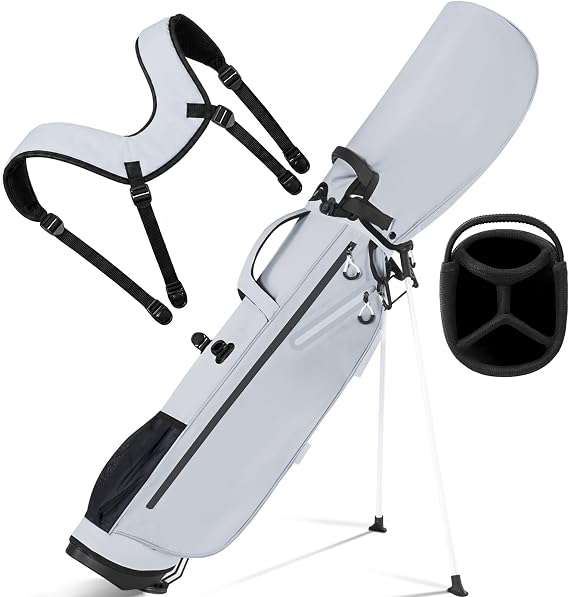 Lightweight Golf Stand Bag, Gray