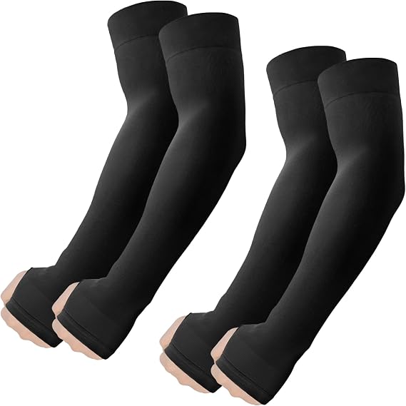 ROXUN Arm Sleeves with Thumb Hole, Cooling UV Sun Protection for Men/Women | Highelastic fabric,compression tattoo cover up for men/women,great for outdoor activities