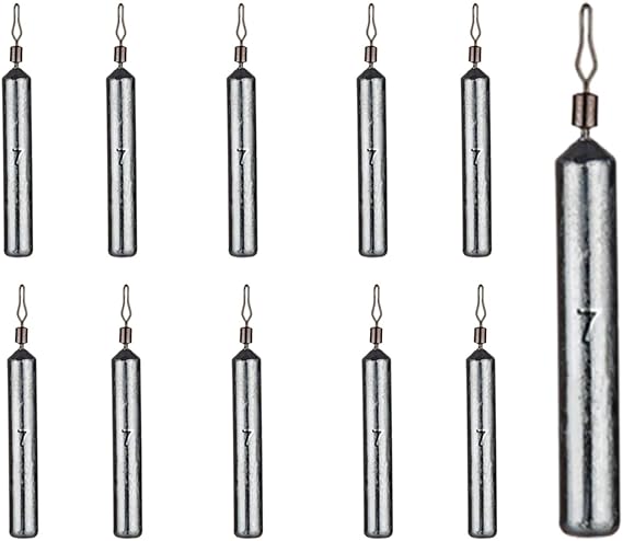 Drop Shot Weights Sinkers, Fishing Weights Sinkers Lead Fishing Weights Sinkers for Bass 10pcs 3/8oz