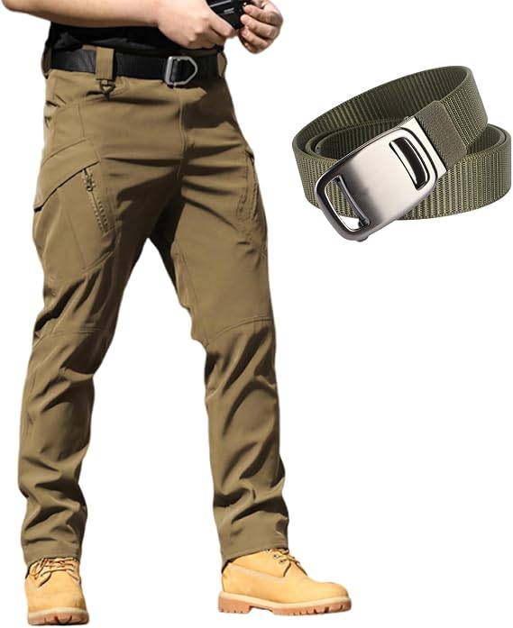 Kyayu Tactical Pants Waterproof,Men's Gotosleeps Pants,Outdoor Military Combat Lightweight Cargo Trousers