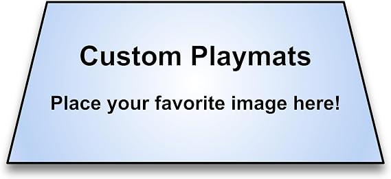 Custom Playmat TCG 16x32 Inches Upload Your Image Sublimation Desk Mat/Play Mat, Non Slip, Stitched Edges, Rubber for Trading Card Games (Final Fantasy MTG, Yugioh, One Piece, Pokemon, etc.)
