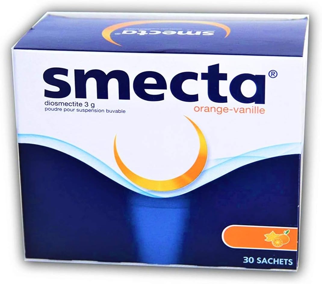 TTCDBF FEDOLOY SMECTA Diarrea aguda y crónica para adultos y niños 30 sobres - Alivio instantáneo de medicación natural
