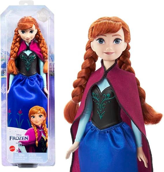Mattel Disney Frozen Anna Fashion Doll in Frozen 1 Look