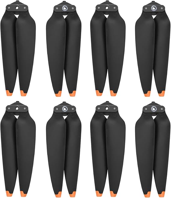 Propellers for DJI Air 3S/Air 3 Replacement Prop Blades Low Noise Accessories for DJI Mavic Air 3/Air 3S Drone Accessories 8Pcs Orange Tips